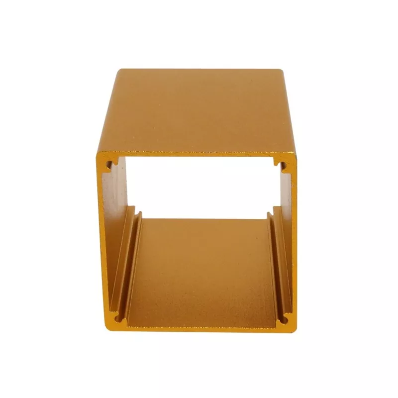 Boîtier de boîte de commande industriel en aluminium de 52 × 52 mm